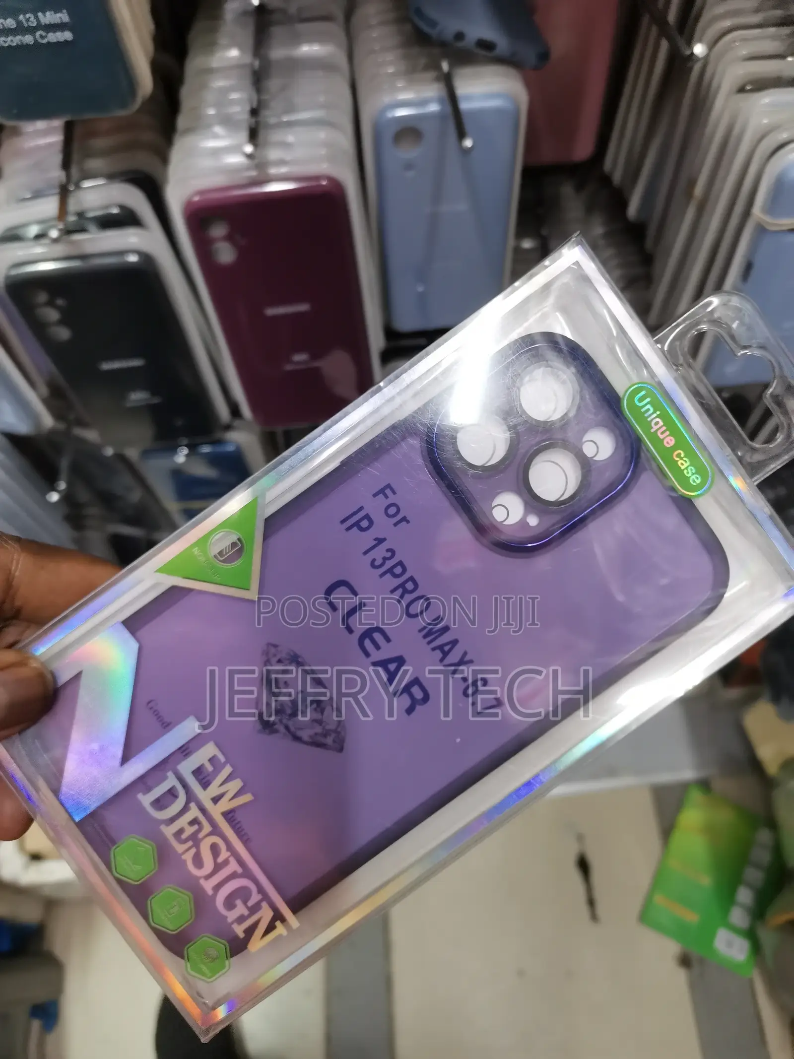 Electroplated Case Transparent Embossed - iPhone 13 Pro Max
