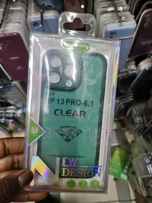Electroplated Case Transparent Back Case - iPhone 13 Pro