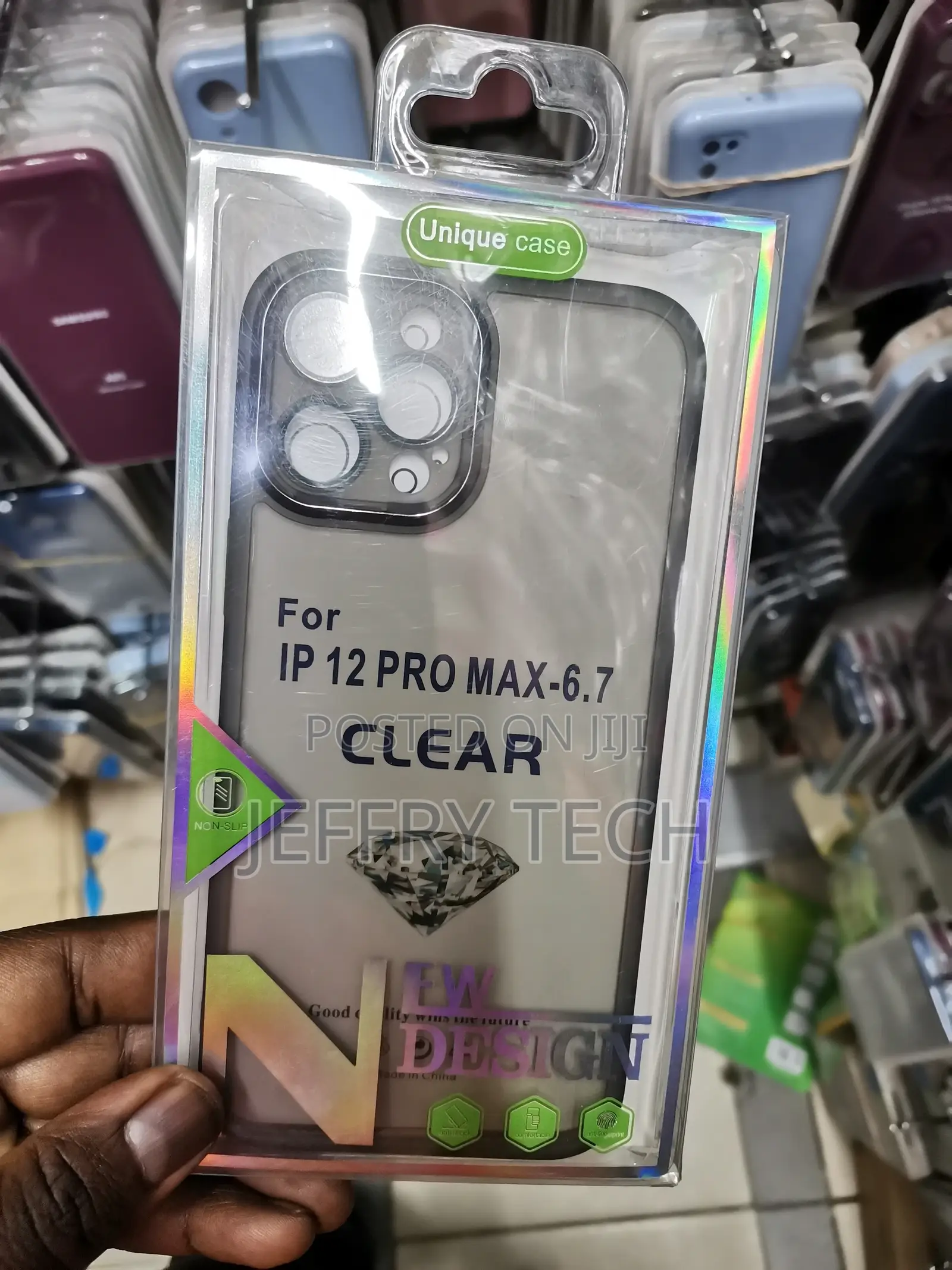 Electroplated Transparent Cover for Apple iPhone 12 Pro Max