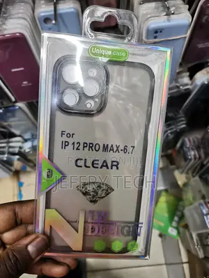 Electroplated Transparent Cover for Apple iPhone 12 Pro Max