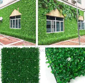 Artificial Floral Hedge Panels for Balcony Gardens