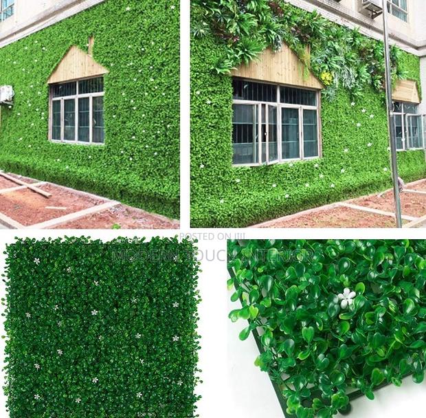Artificial Floral Hedge Panels for Balcony Gardens