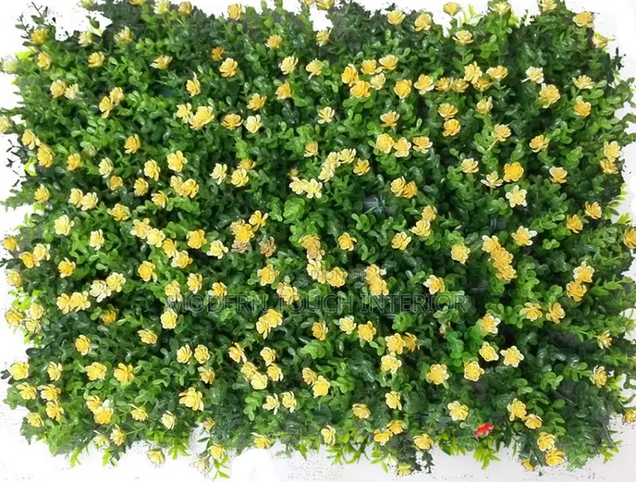 Durable Floral Hedge Panels for Privacy and Beauty
