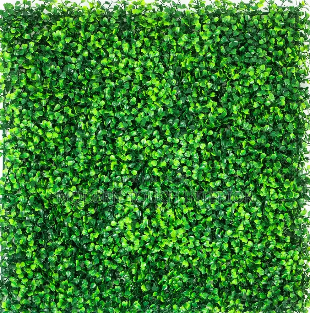 Realistic Greenery Hedge Panels for Stylish Fencing