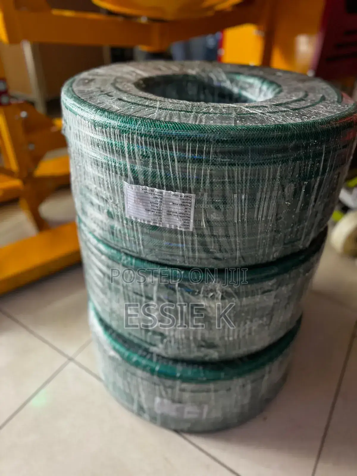 Green Braided Pipe/Hose Pipe