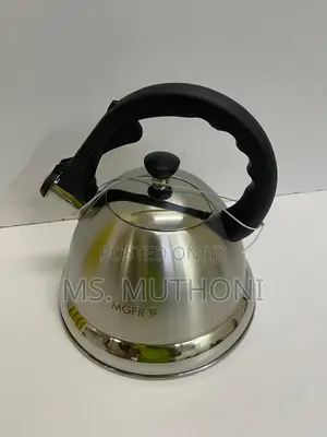 Silver Stainless Steel Whistling Kettle