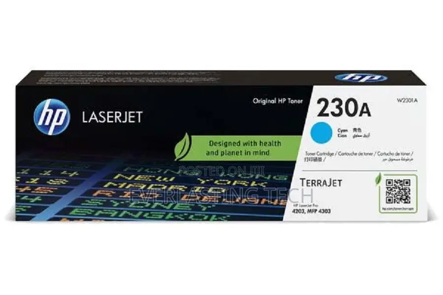 HP 230A Cyan (W2301A) Original Laserjet Toner Cartridge