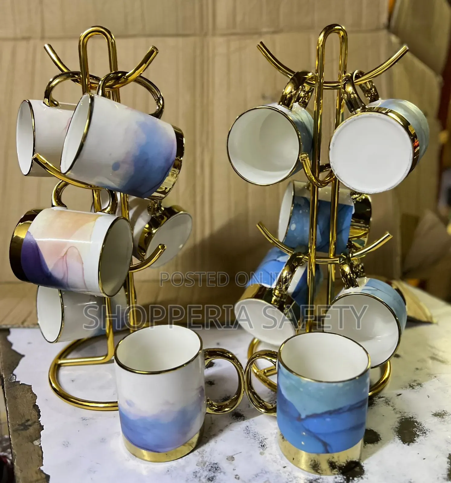 Ceramic Cups- 6 Pieces 330 Ml