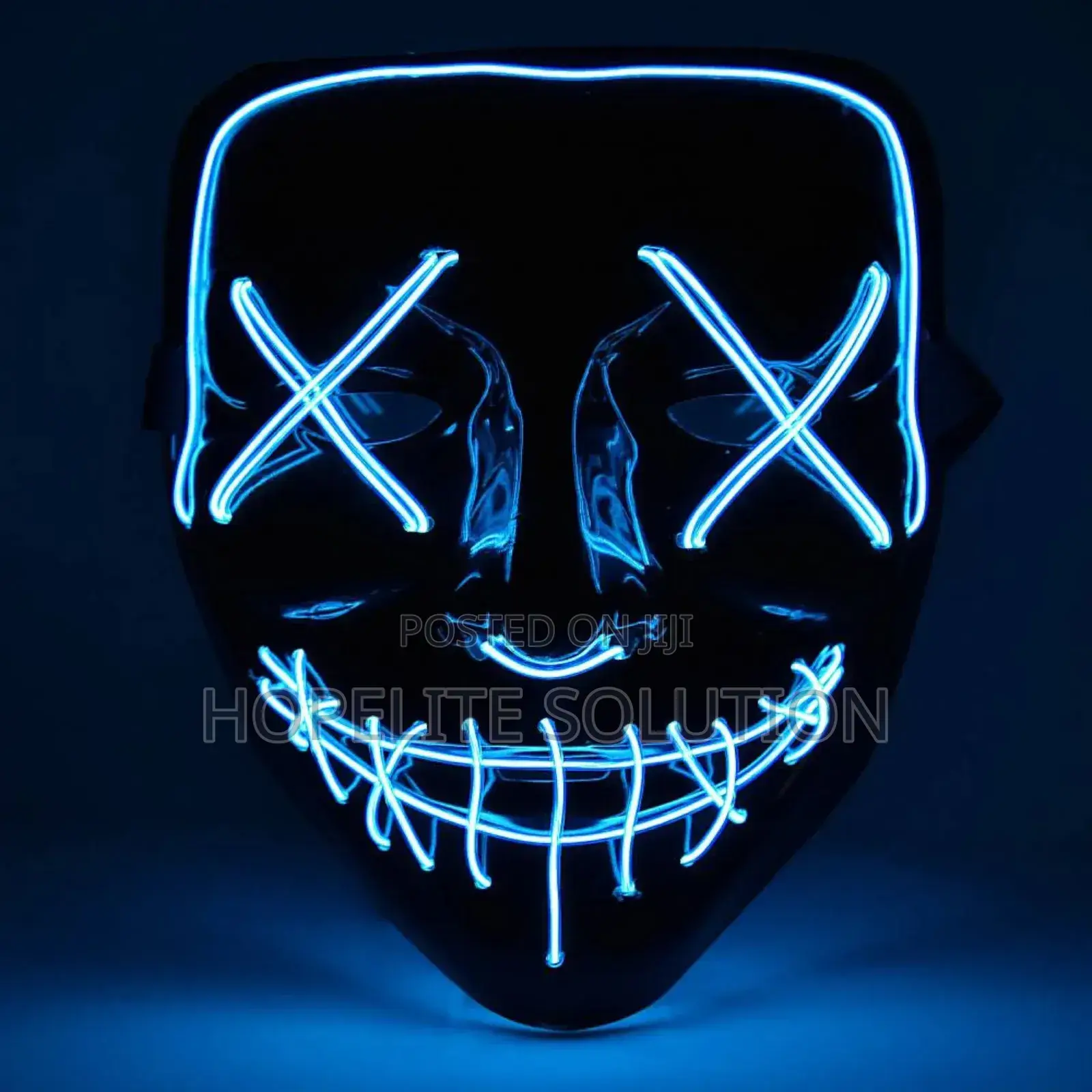 The Halloween Decorations Plastic Led Face Masks