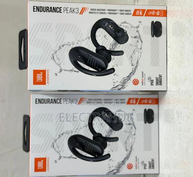 Jbl Endurance Peak 3 Earbuds Brand New Sealed - thumbnail 3