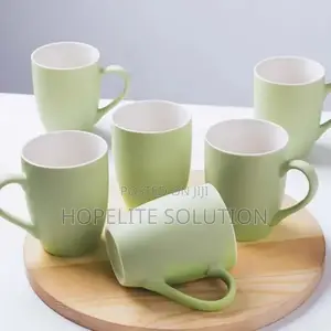 Macaroni Ceramic Cups,Drum Shaped