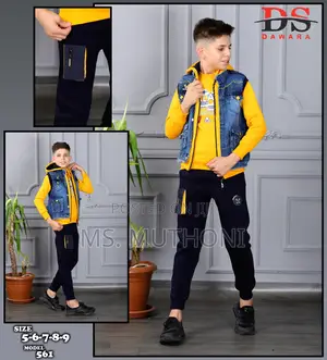 Kids 3 Heavy Three Piece Tracksuit 3-8yrs