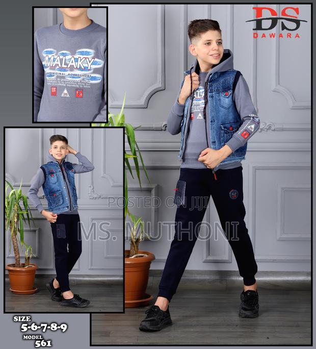Kids 3 Heavy Three Piece Tracksuit 3-8yrs - main view