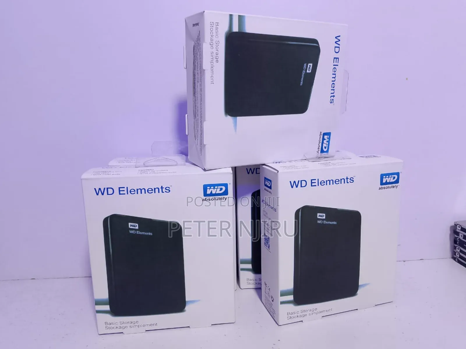 Western Digital Element 1TB External Hard Drive 3.0 Speed