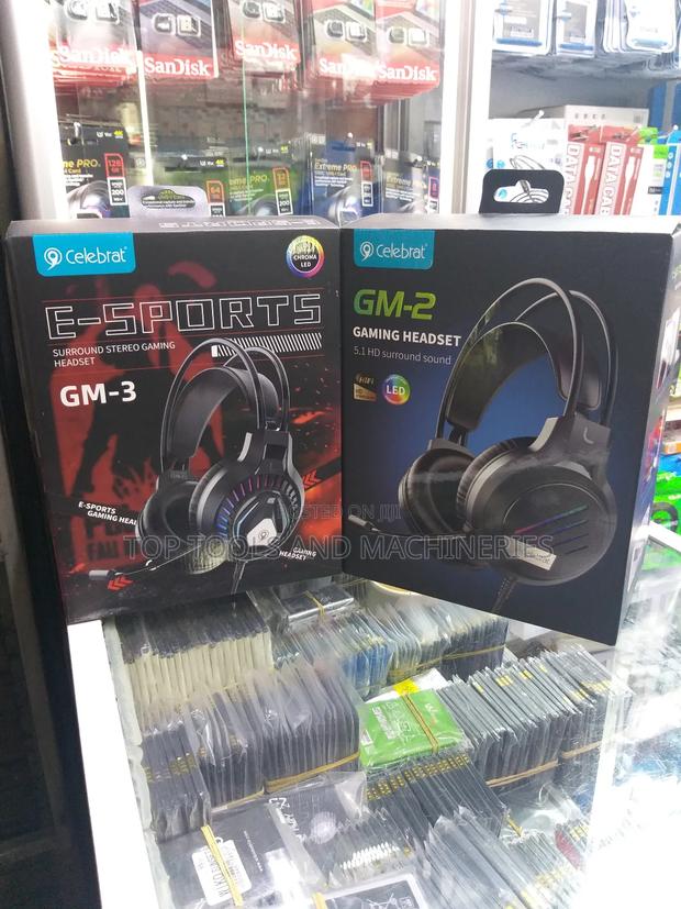 Celebrat Gm-2 Gaming Headset With Illumination + Mic - main view
