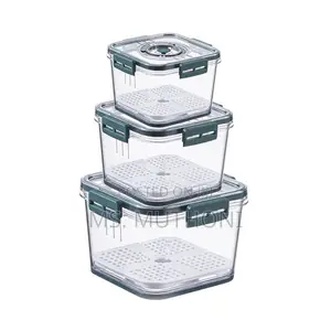 3pcs \ Set Stackable Multipurpose Food Storage Containers