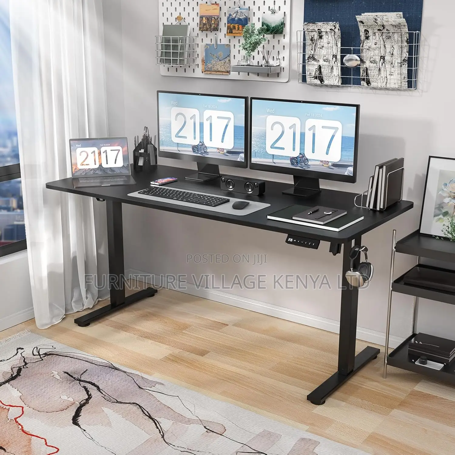 Electric Standing Desk Height Adjustable -140cm X 60cm