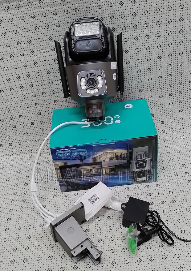 V380 Dual Lense 4G Simcard PTZ Camera Rotating Camera