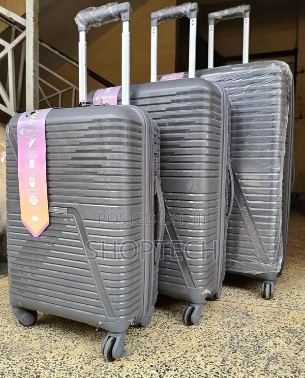 Size 3 Fashion 3 IN 1 UNBREAKBLE LAXURIOUS RUBBER SUITCASES - main view