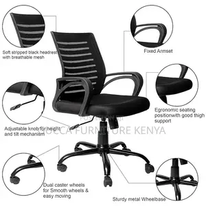 Office Chairs: Clerical Revolving Mesh Computer Office Chair