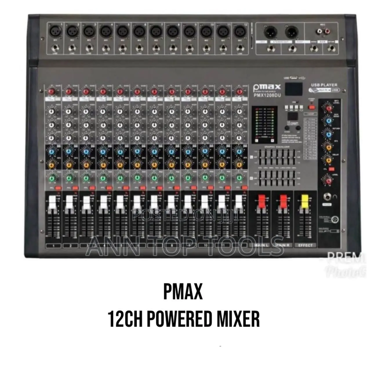 Pmax 12channel Powered Mixer