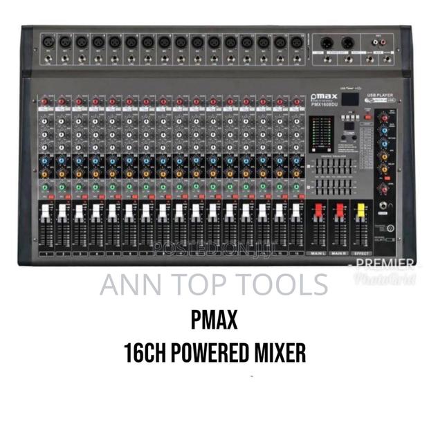 Pmax Powered Mixer 16channel - main view