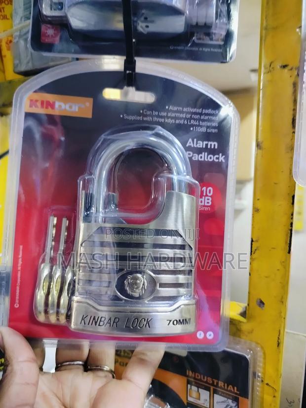 70mm Alarm Padlock - main view