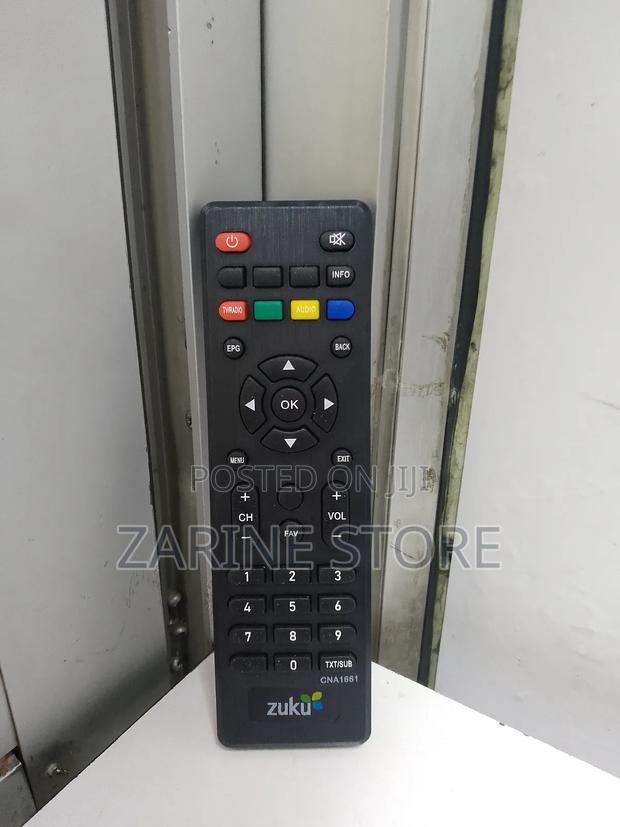 Zuku Remote With Triple a Batteries - main view