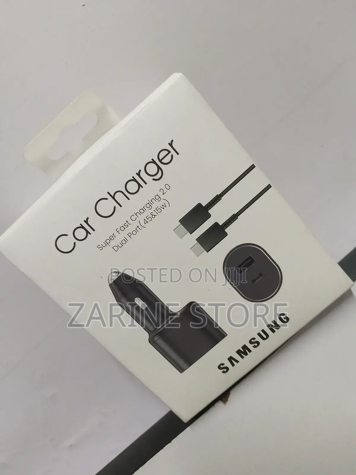 Car Charger 45w and 15w Port Dual Charging