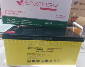R Energy Agm Gel Solar Battery 200ah