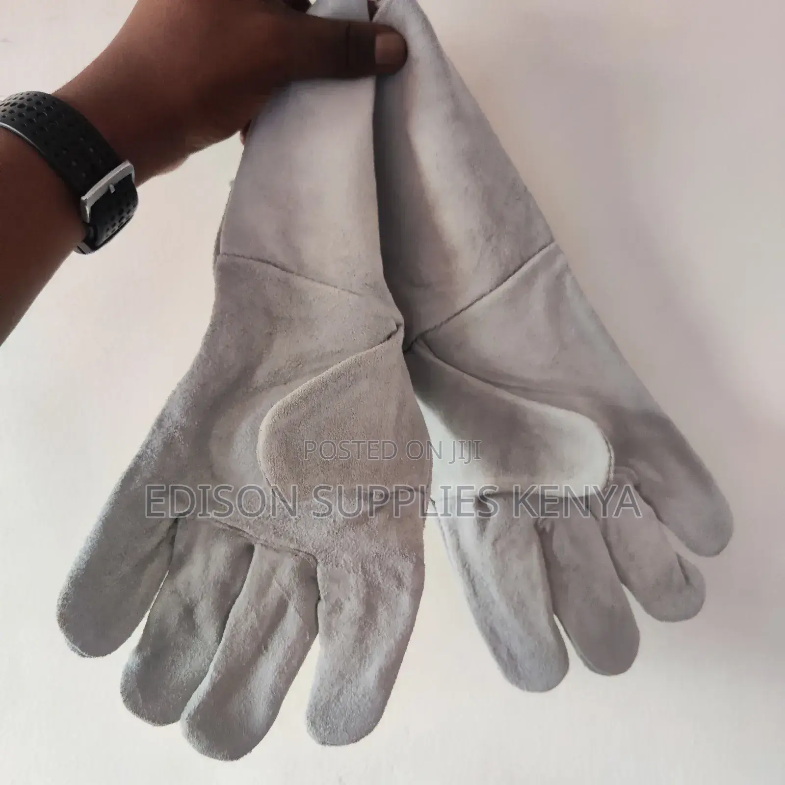 Tolsen Welding Gloves Grey Leather Long Cuff Welding Gloves