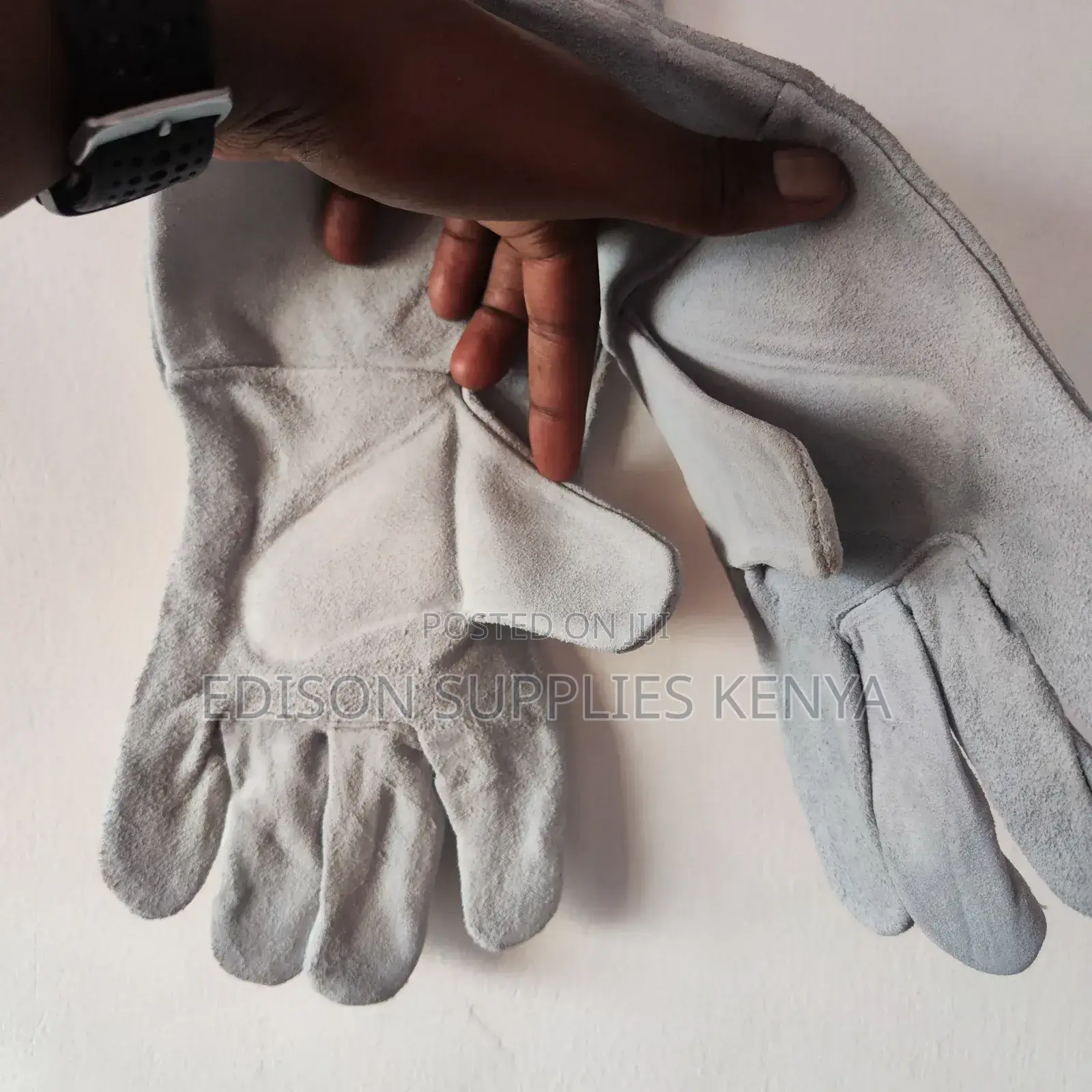 Tolsen Welding Gloves Grey Leather Long Cuff Welding Gloves