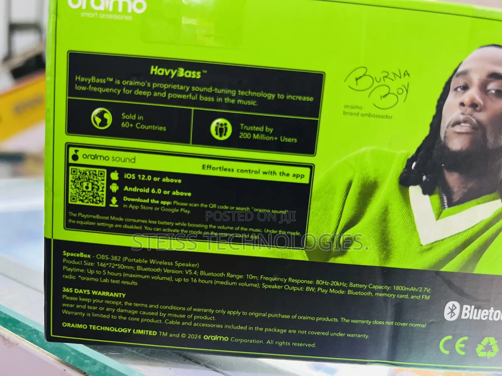 Spacebox Oraimo Bluetooth Speakers