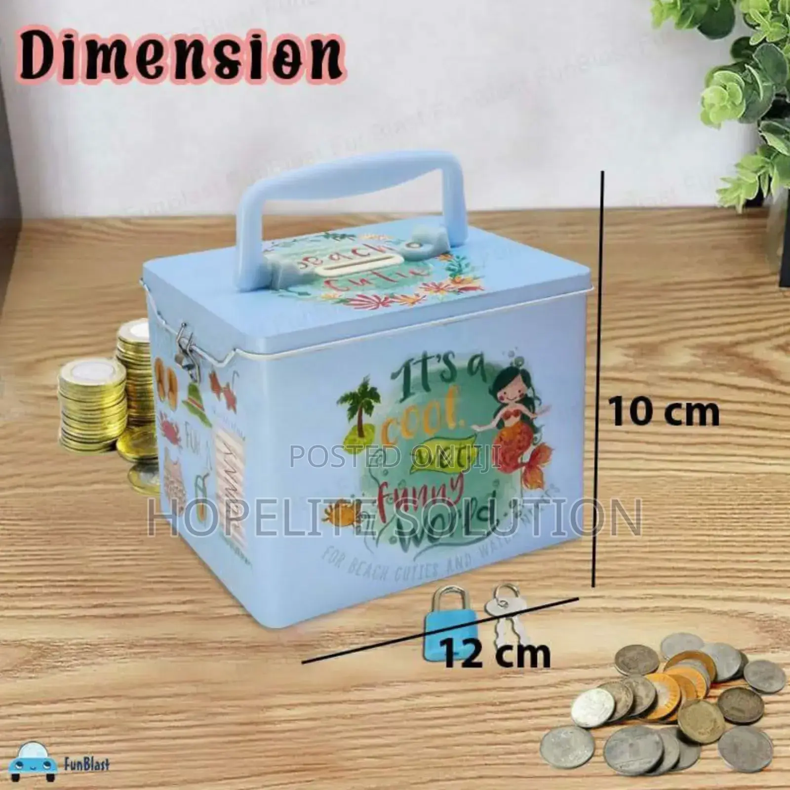 Cool World Piggy Bank