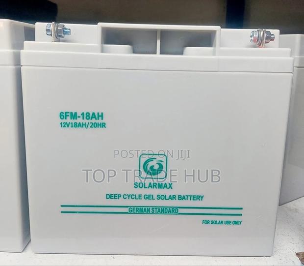 Solarmax 18ah Gel Solar Battery