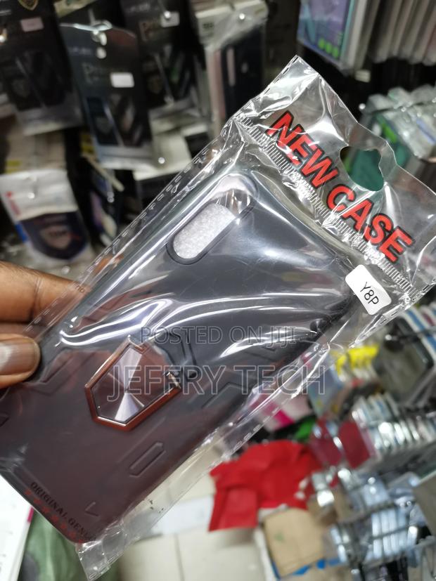 Huawei Y8P Case Ring,Hybrid Kickstand Case-Black - thumbnail 3