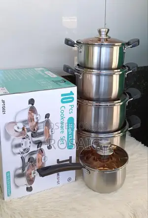 Jp Stainless 10pcs Cooking Pots
