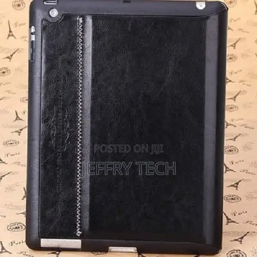 iPad 2/3/4 Leather Case - Black