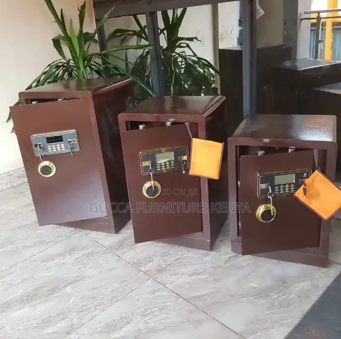 Cabinets:60kgs Fireproof Biometric Steel Safe Box