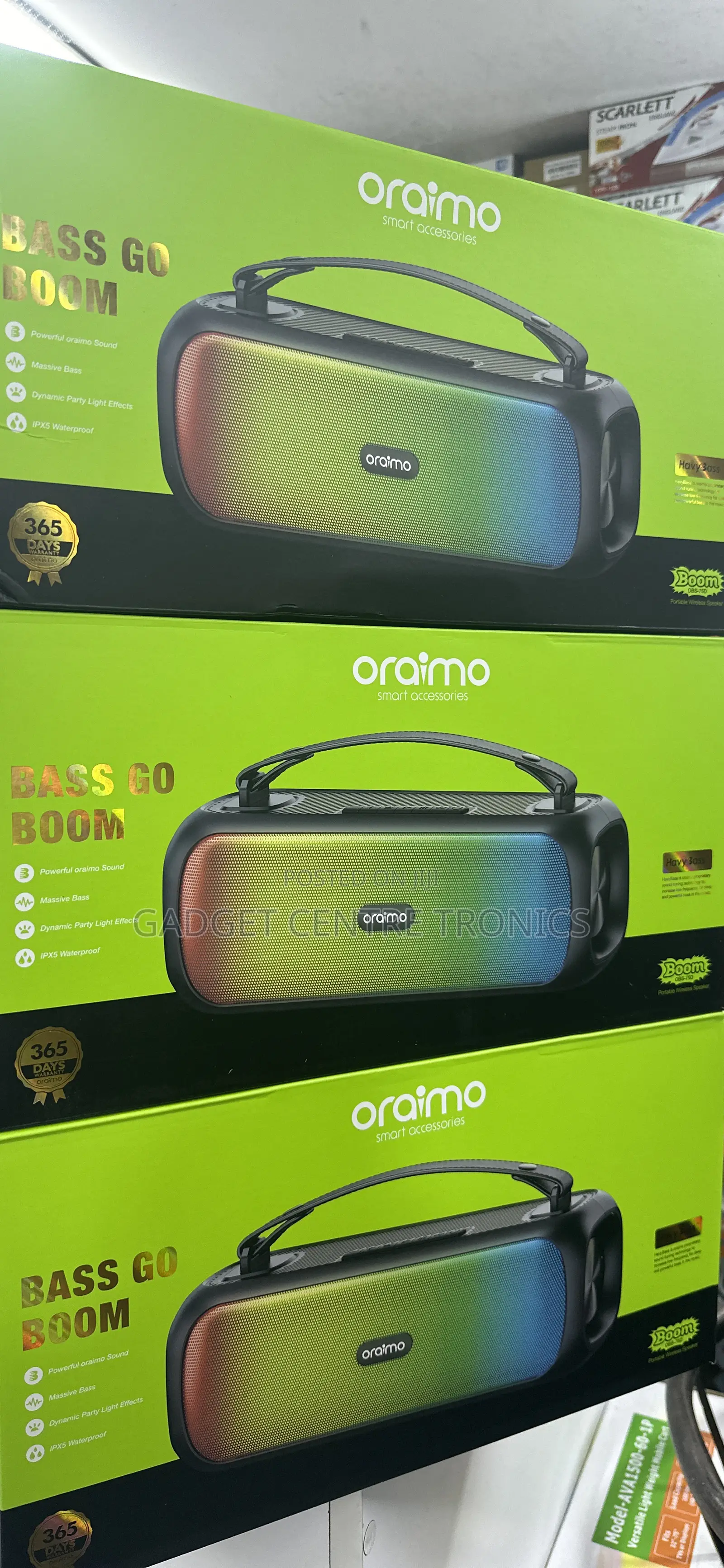 Oraimo Bass Sound Blutooth Speaker Bass Go Boom