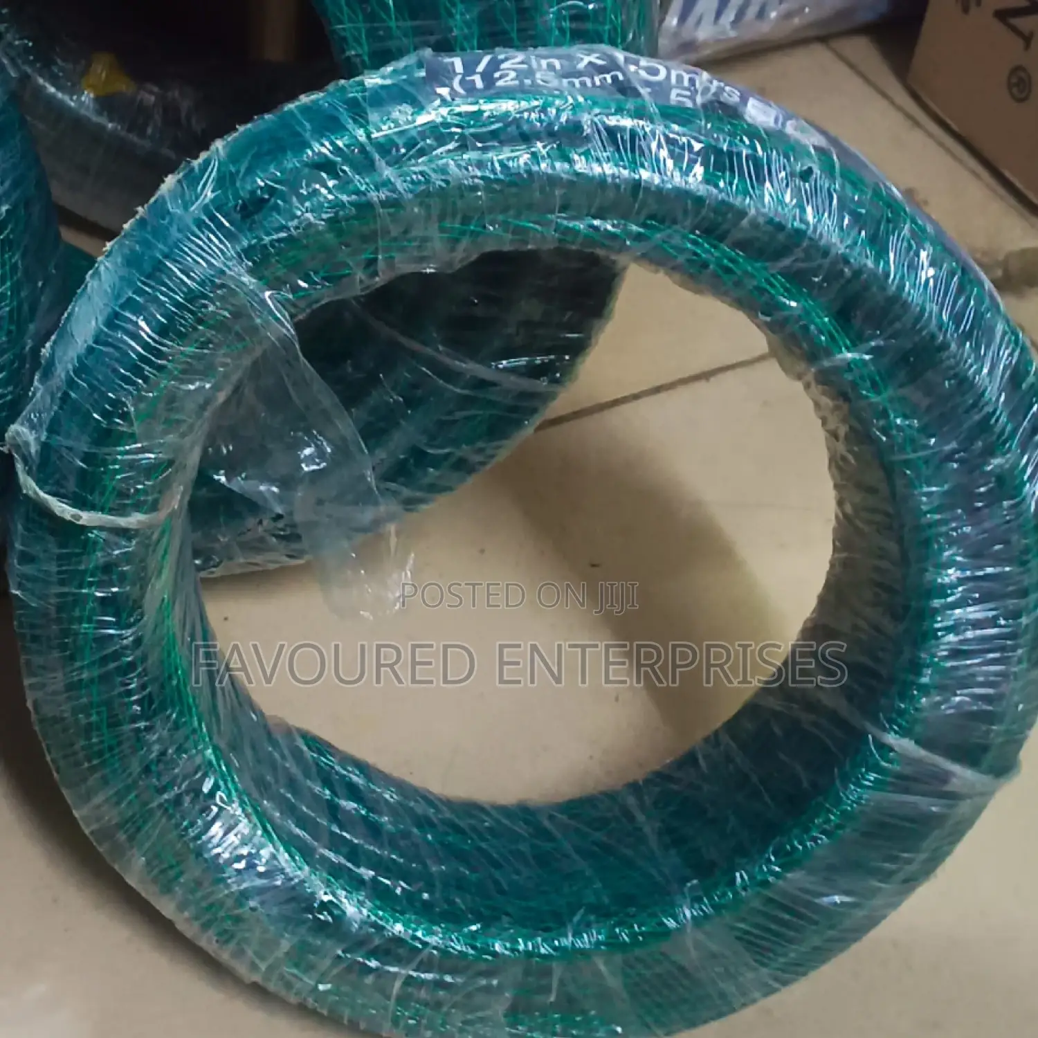 1/2*15m Braided Water Hose Pipe Green