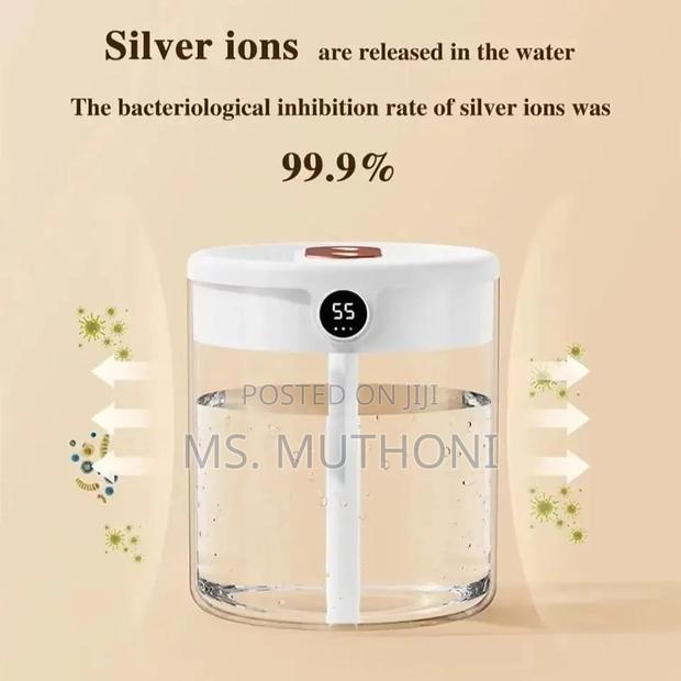 2L Double Nozzle Air Humidifier With LCD - thumbnail 3