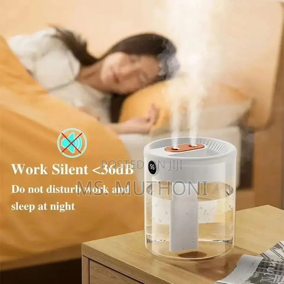 2L Double Nozzle Air Humidifier With LCD