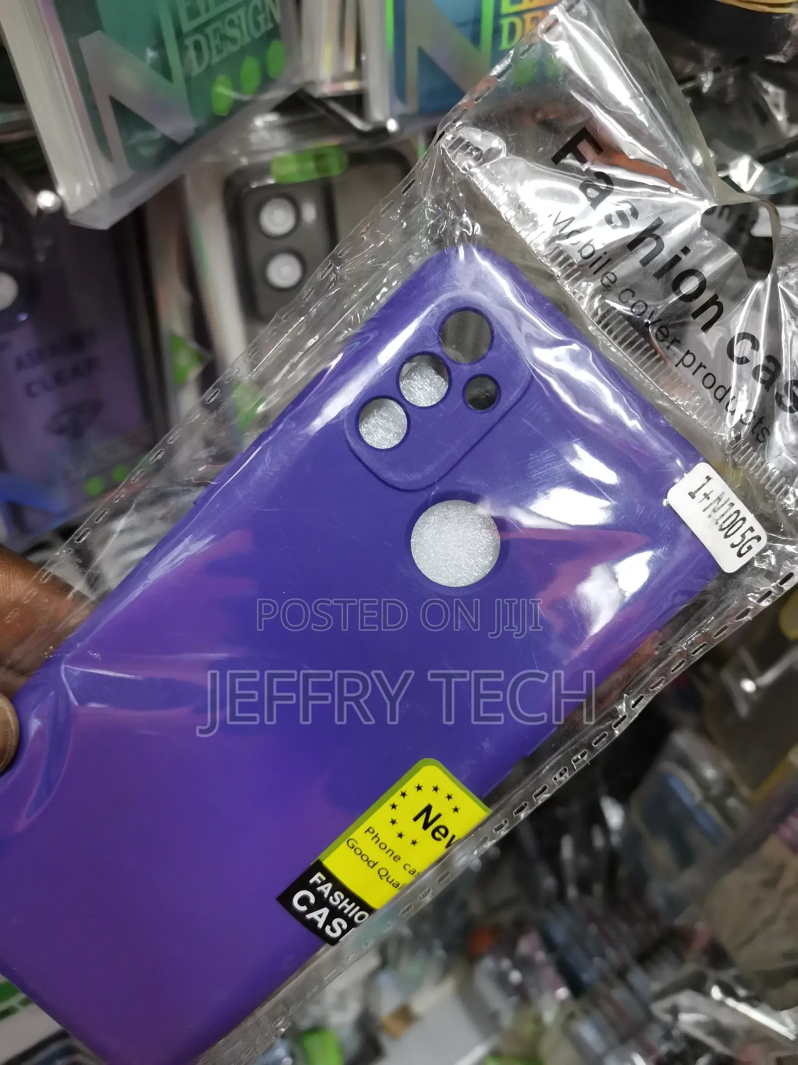 Oneplus Nord N100 Soft Silicone Cover Anti-Scratch-Purple