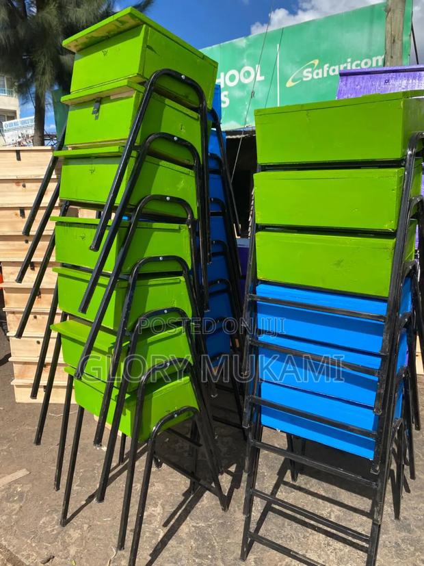 Green Blue School Lockers - main view