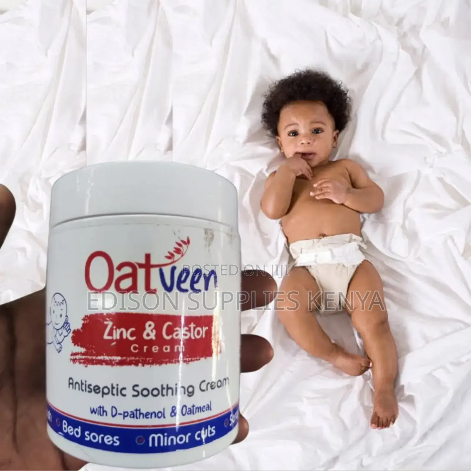 Zinc and Castor Cream Soothing Nappy Rash and Eczema Cream