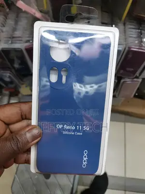 Oppo Reno 11 5G Case | Soft Silicon Rubberised Cover-Blue