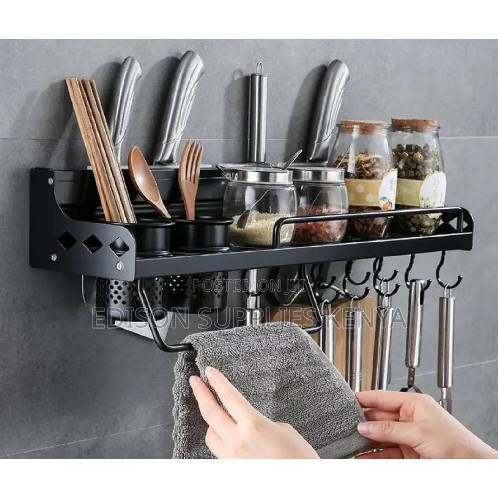 Kitchen Rack Organizer Wall Mounted