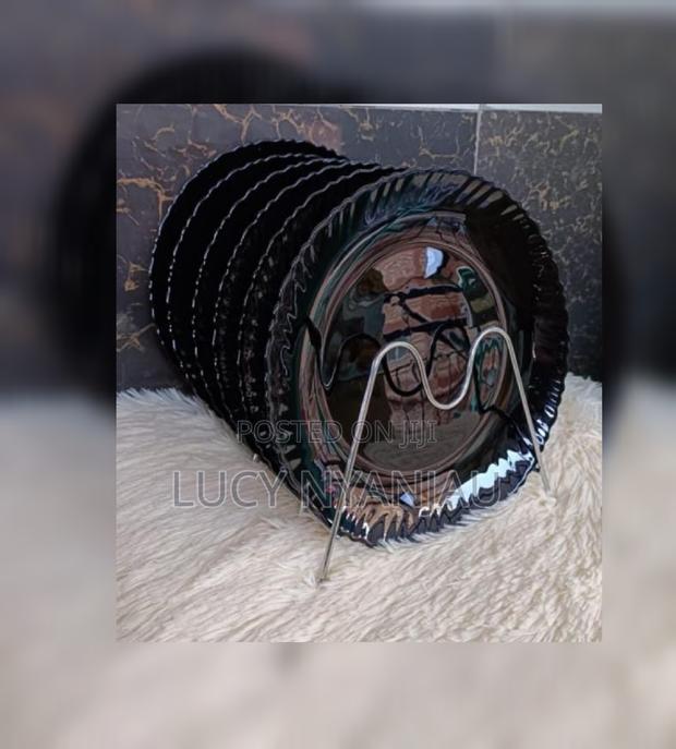 Plates *6pcs Shell Black Plates * - main view