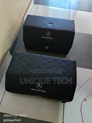 Partitioned Mercedes Branded Boot Organizer-Leather